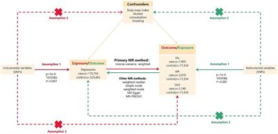 Causal association between depression and intracranial aneurysms: a bidirectional two-sample Mendelian randomization study